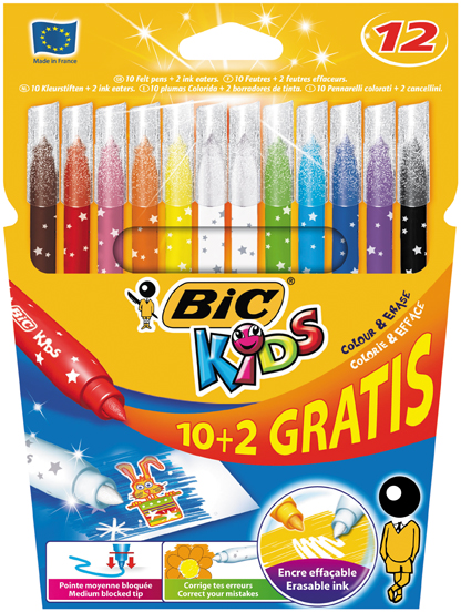 BIC Child's First Magic Marker, Assorted Colors, 96-Count