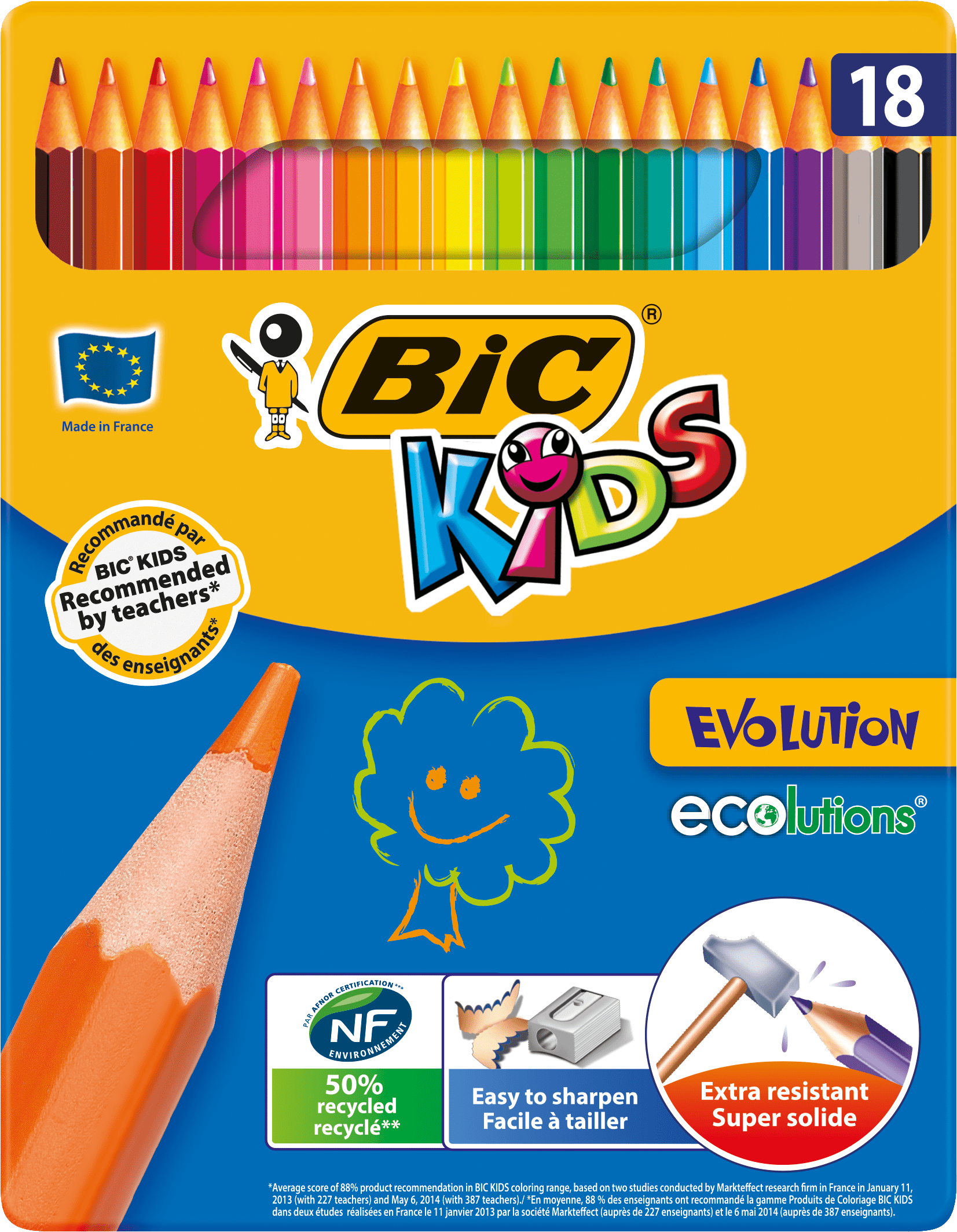 Ecolution Evolution Colouring Pencils Bic Kids