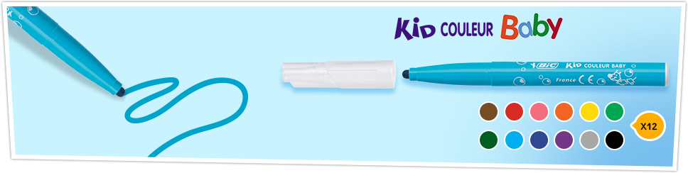 BIC Kids - Kid Couleur - Bébé BIC