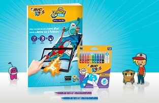 BIC Kids - Kid Couleur - Rotuladores de Colores de Punta Media - Docentes  Decentes